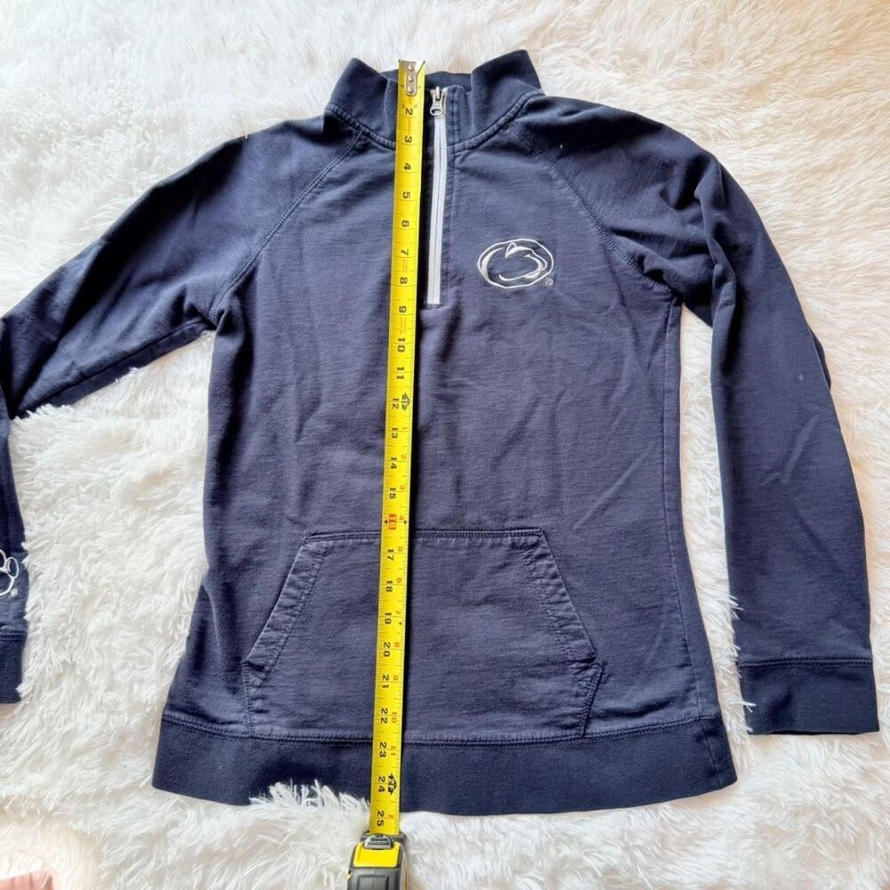 Penn State Quarter Zip Pullover Navy Blue Athletic Sweatshirt Women’s Small - Picture 8 of 8